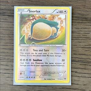 Snorlax Pokémon Card